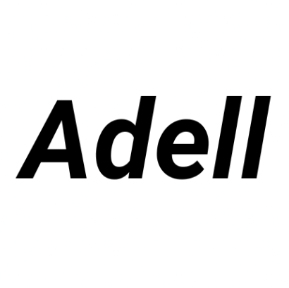 Adell yazılı logo.