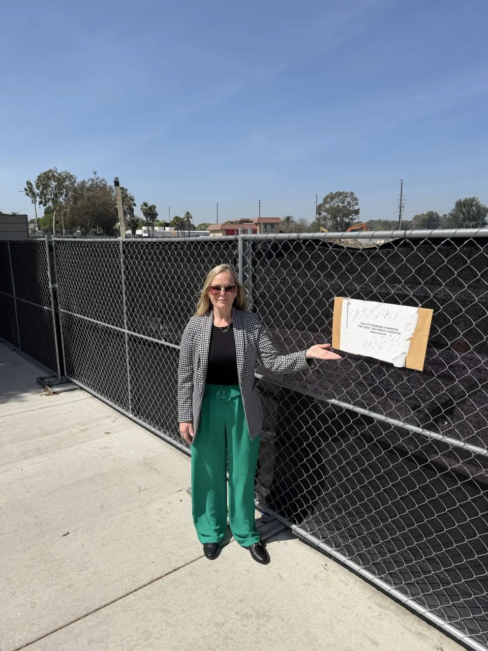 Rebecca at community mural