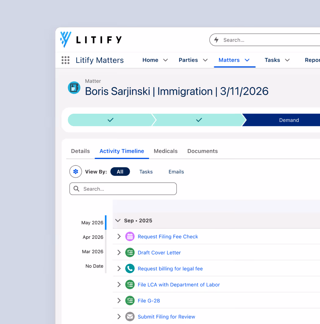 File Cases Faster With Litify Dashboard 