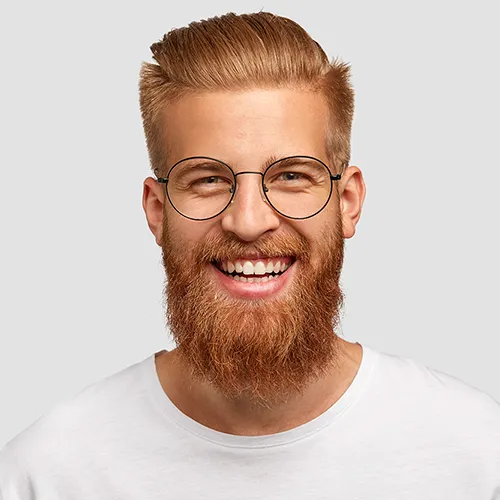 man with red hair