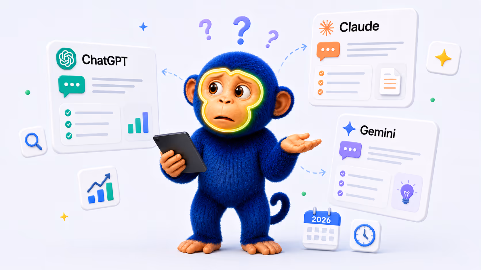 ChatGPT vs Claude vs Gemini 2026 — Vilken AI ska du faktiskt välja?