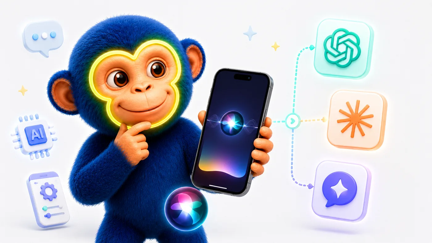 Välj din egen AI i iPhone: Claude, ChatGPT & Gemini