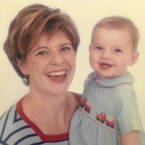Adrienne and her son John