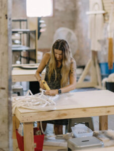 employee working