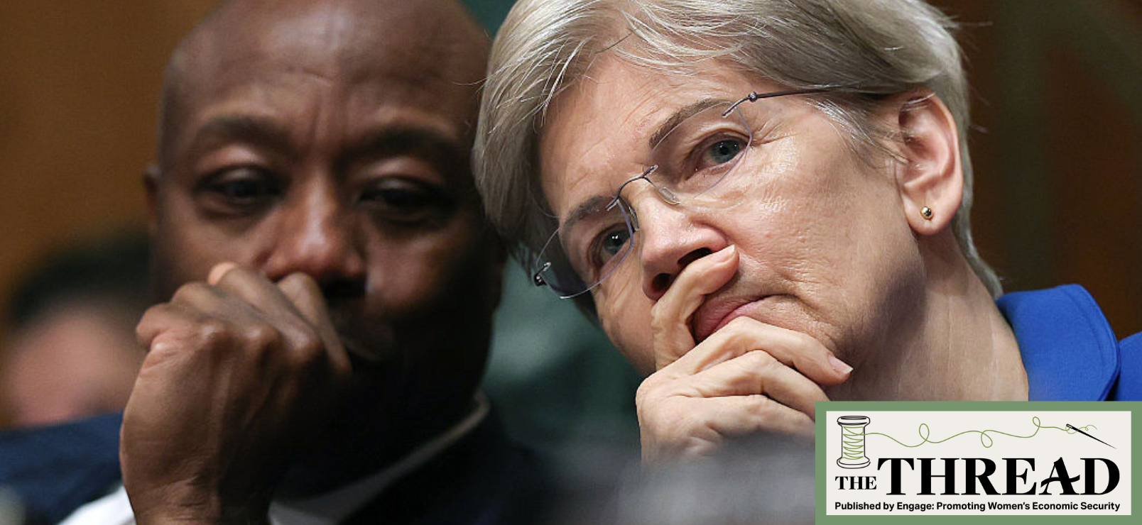 Senators Tim Scott and Elizabeth Warren