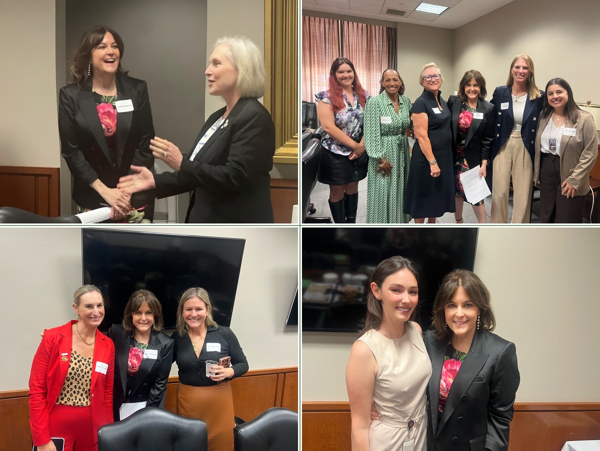 Members of Engage's Menopause and Longevity Working Group on Capitol Hill before the September 16 Senate Aging Committee hearing on menopause