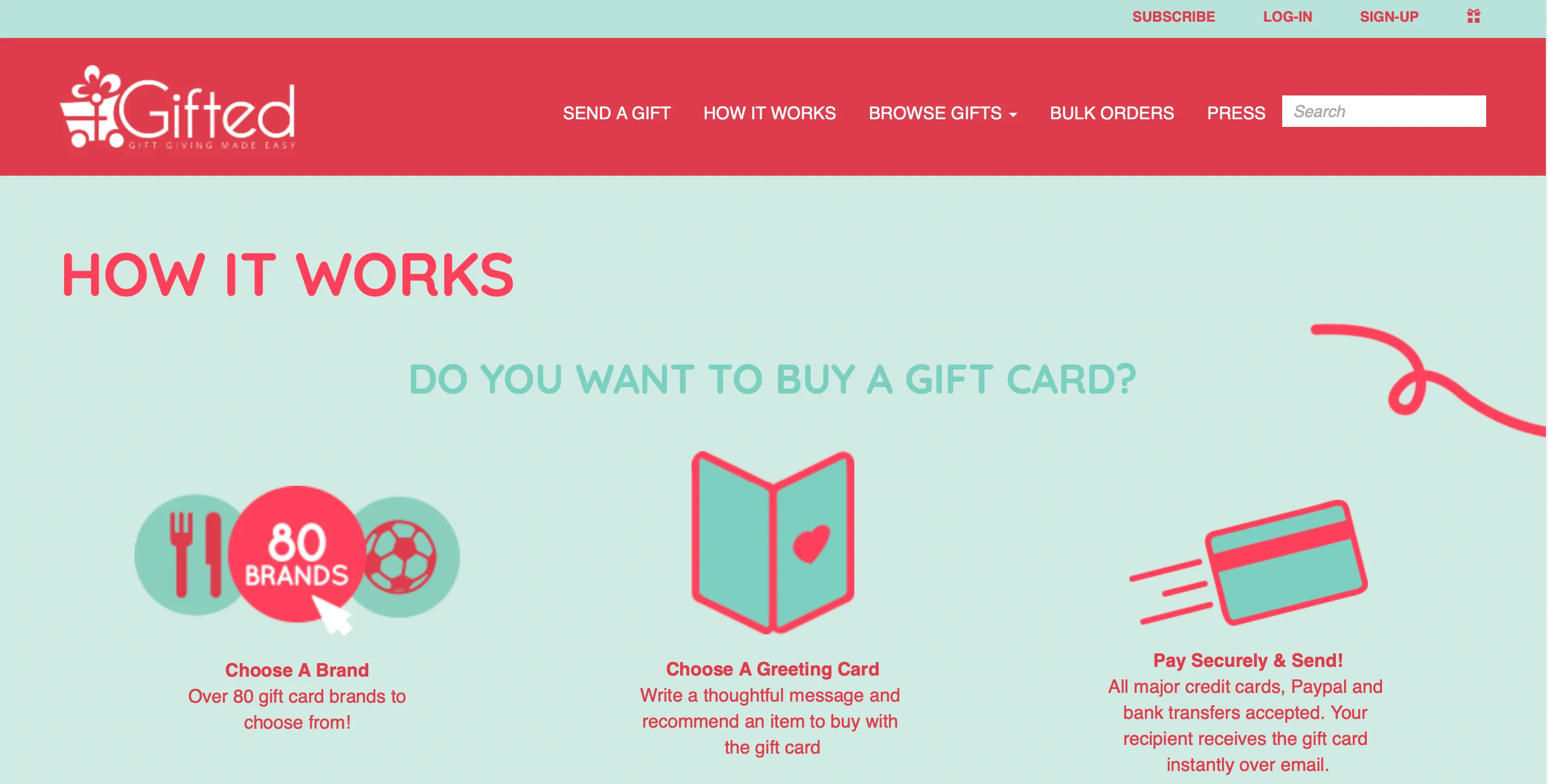 GiftedPH homepage