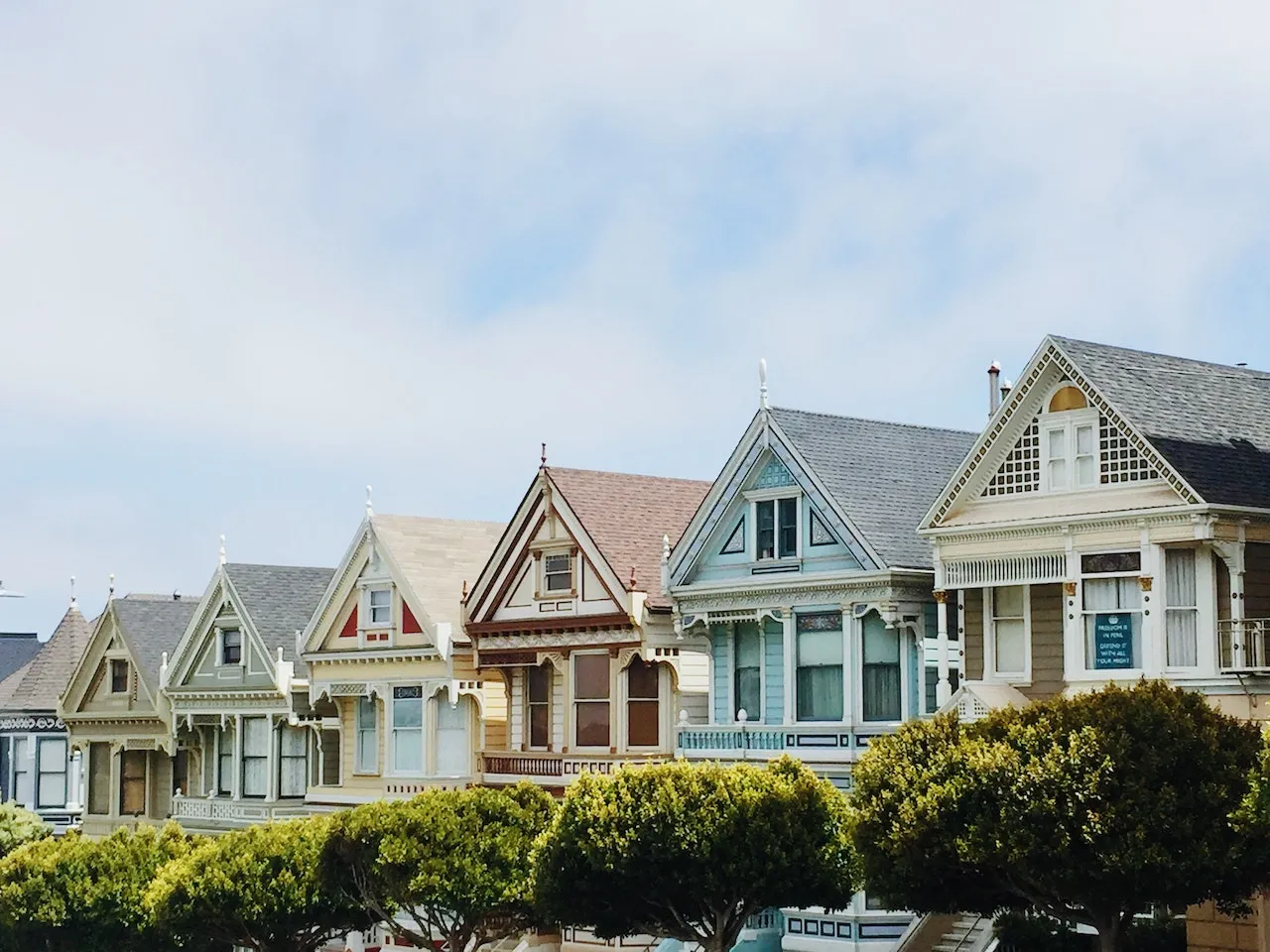 A row of houses