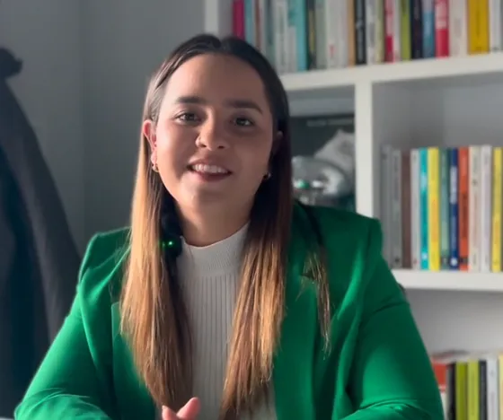 Portrait of Andrea, Marketing Manager from Mexico
