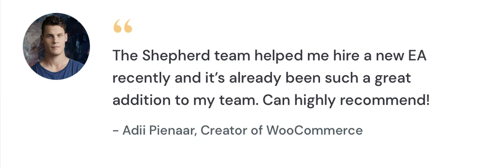 Testimonial from our client, Adii Pienaar