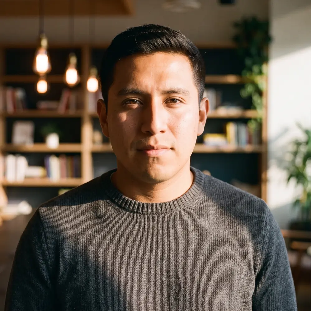 Portrait of Cutberto Carlos Azuara Sánchez, Imports Coordinator from Mexico