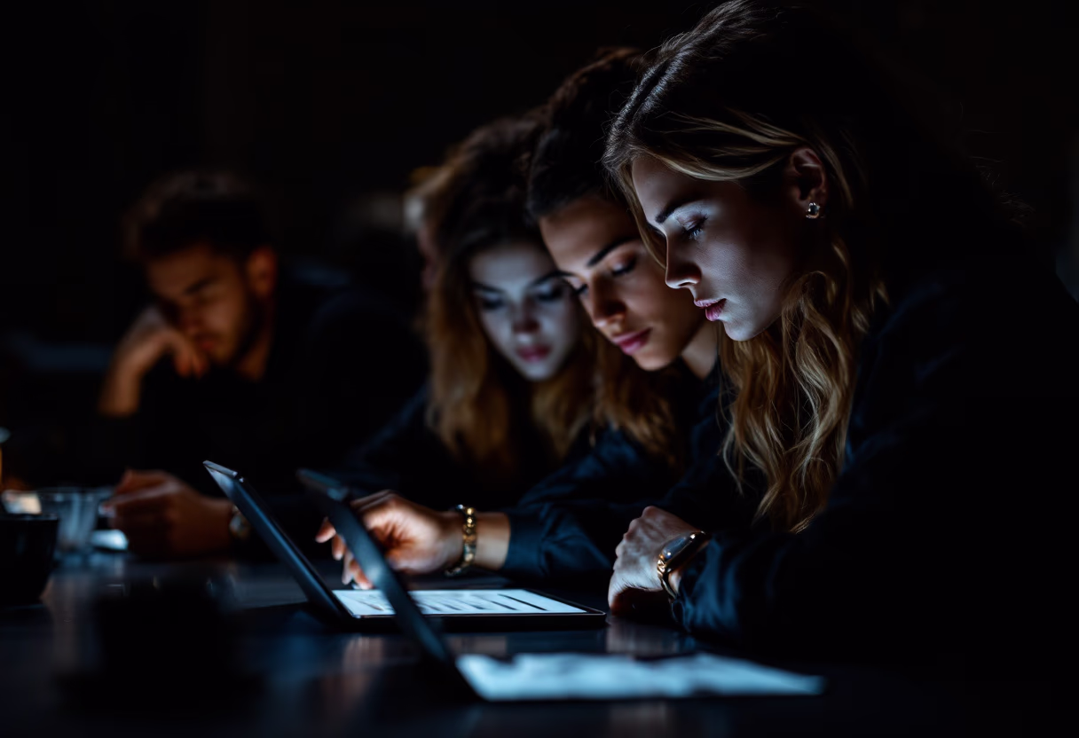 image of students using technology (for edtech)