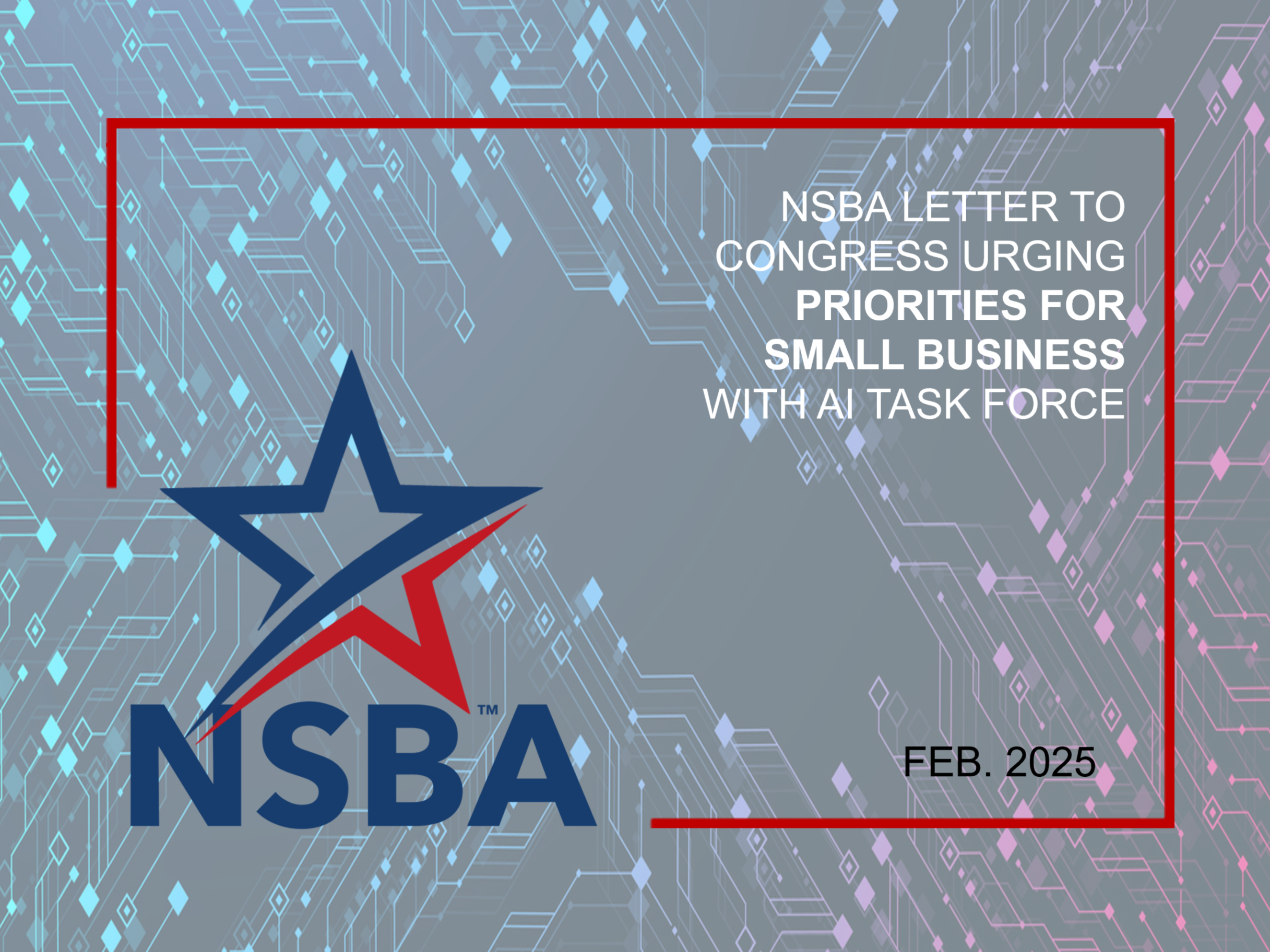 Comprehensive AI policy comes down to common sense, and that includes prioritizing Small Business realities in crafting an effective rules, laws, and regulations. 