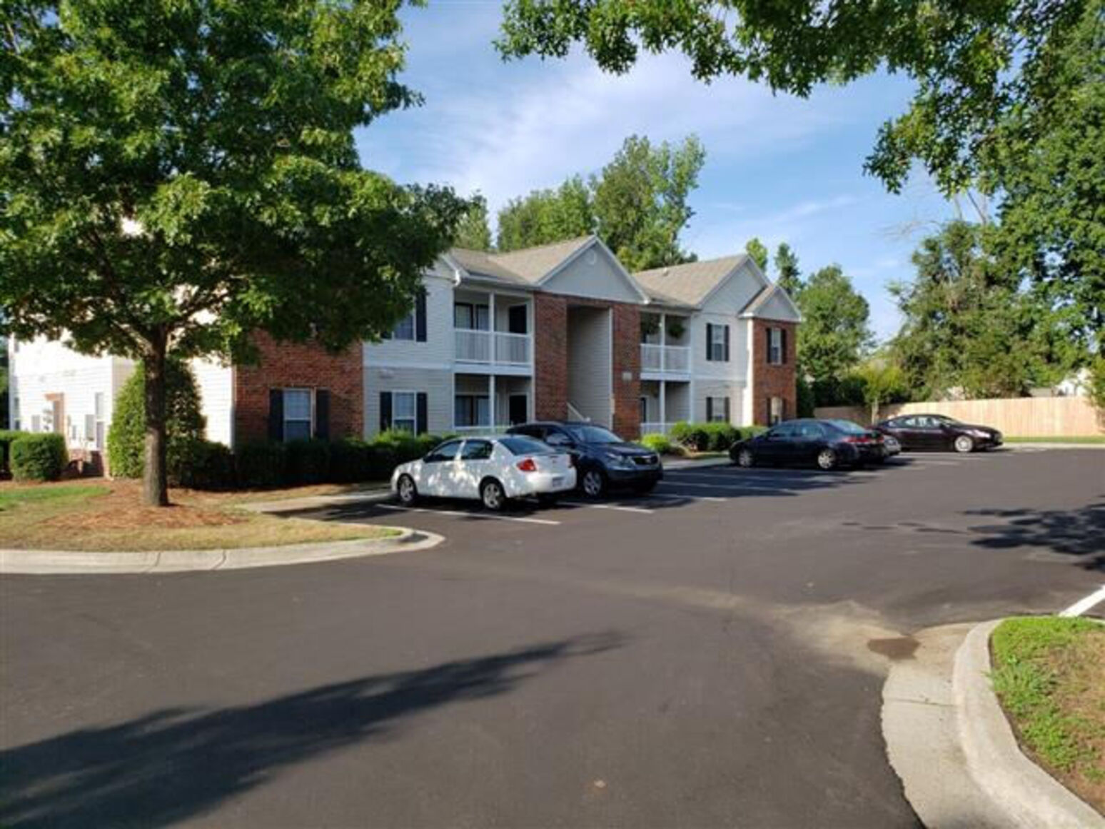 Exterior of the buildings and street