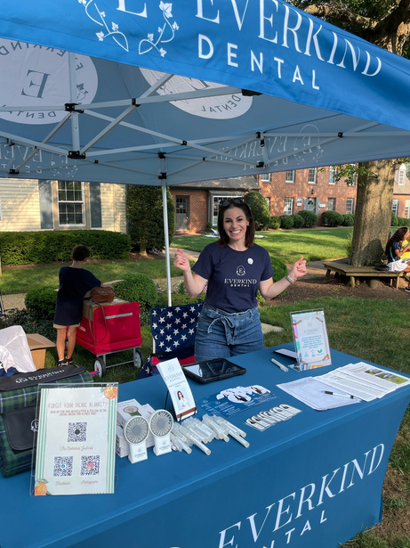 Everkind Dental community booth