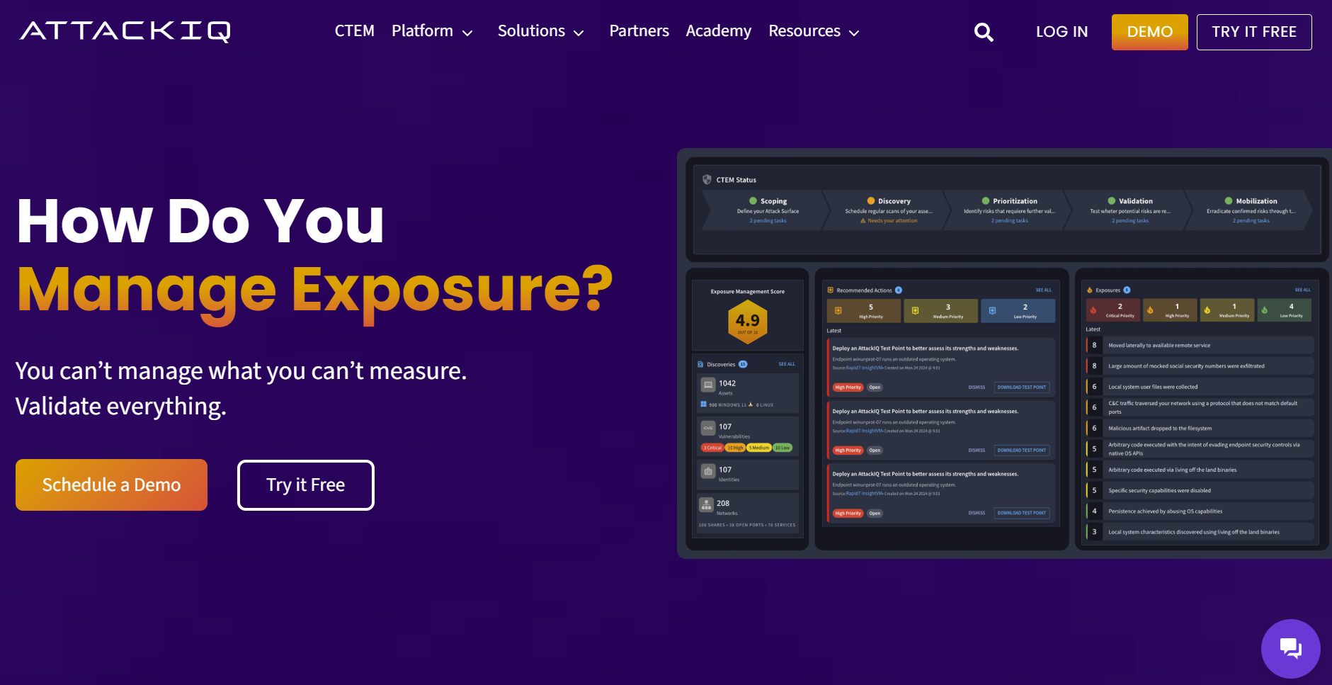 AttackIQ Adversarial Exposure Validation (AEV) Tool