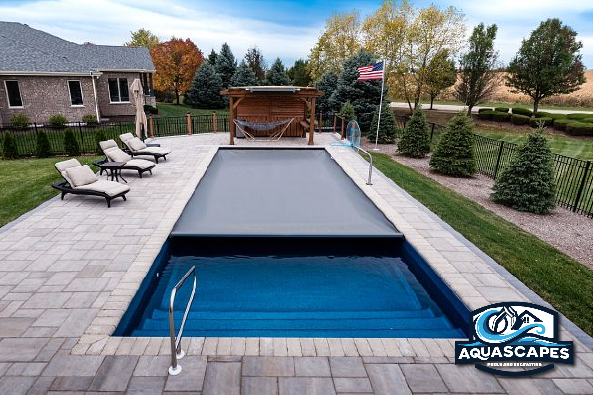 Pool opening and closing services by Aquascapes in Ohio