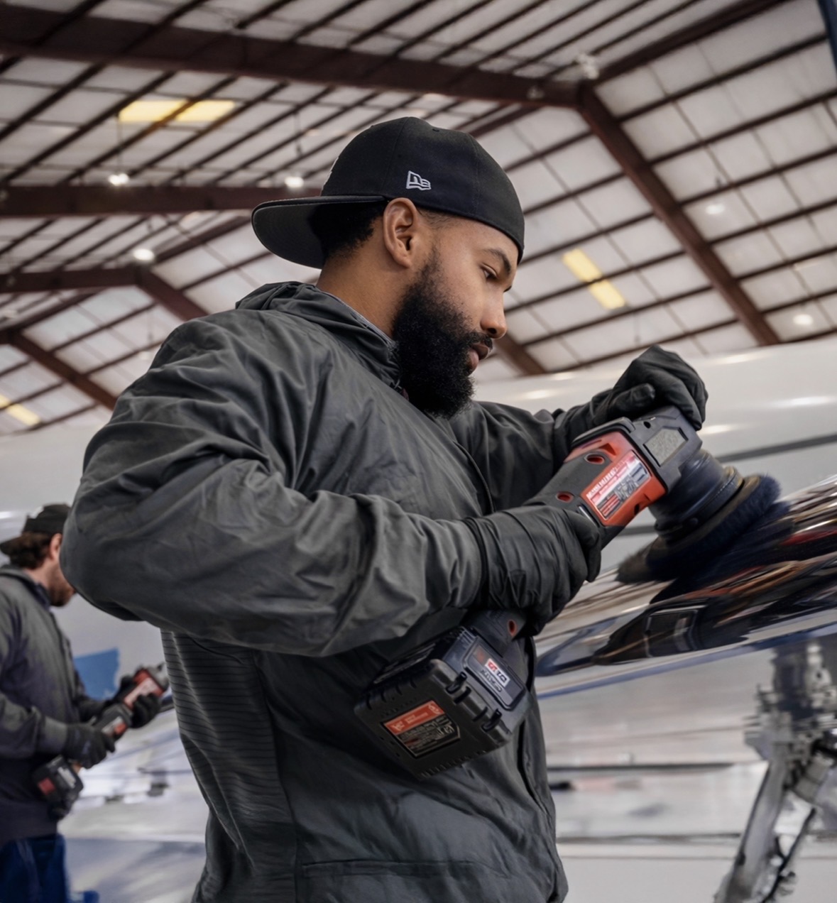 image of service facilities (for an aviation service)