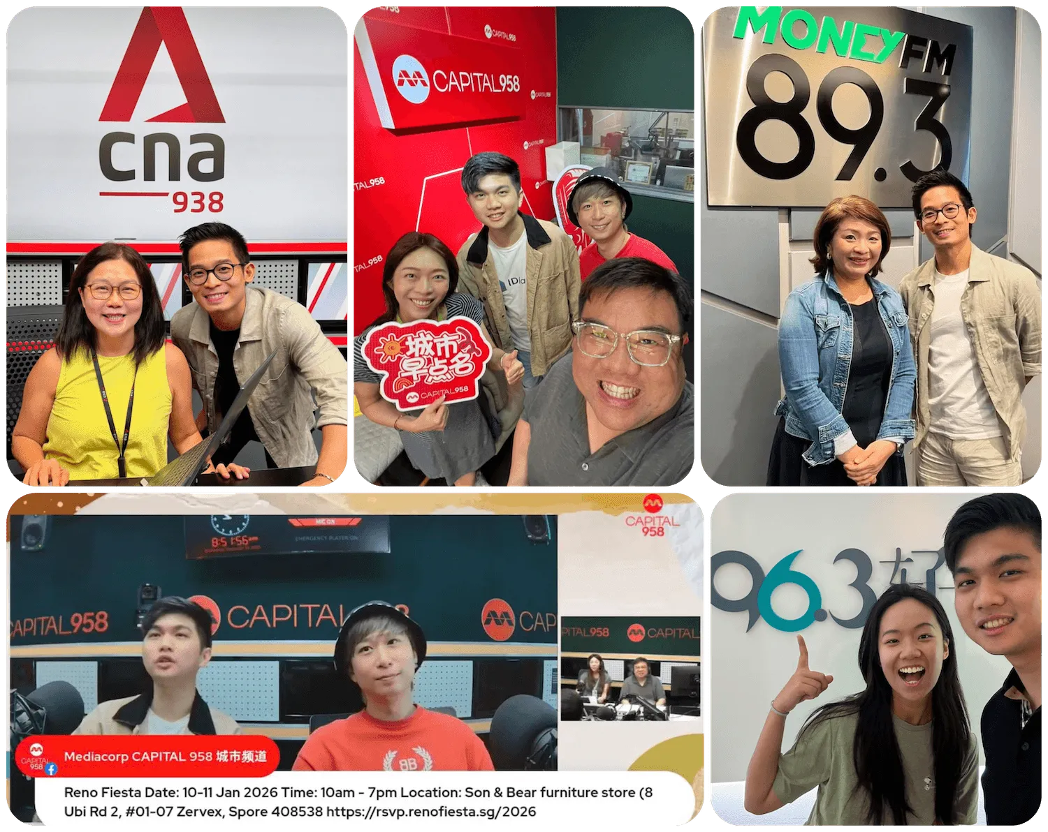 IDLah featured on CNA 938, Capital 958, Money FM 89.3 and 96.3好FM