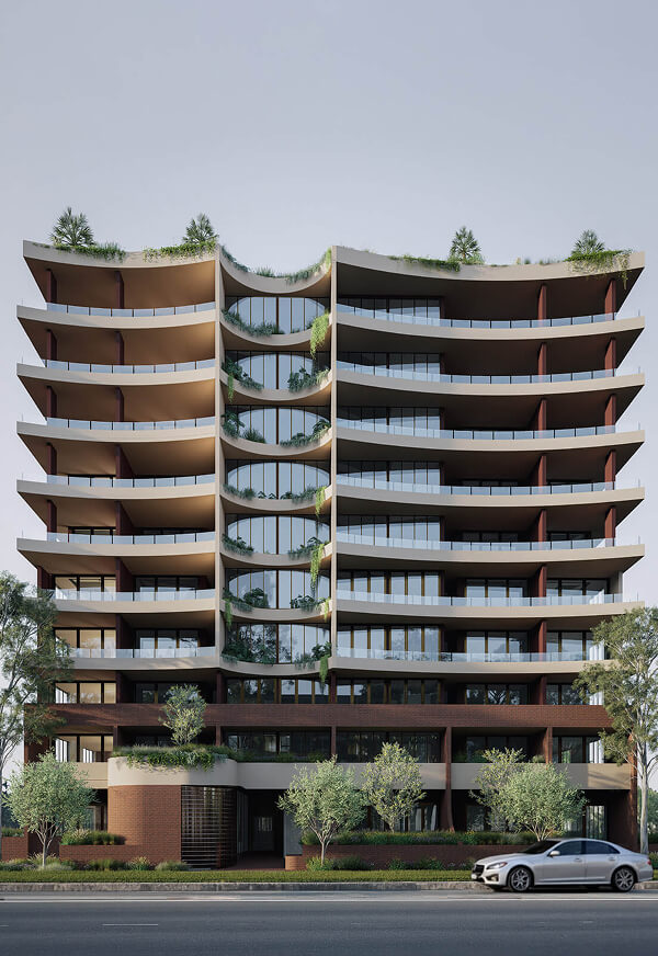 Architectural photograph of FV by Gurner in Brisbane.