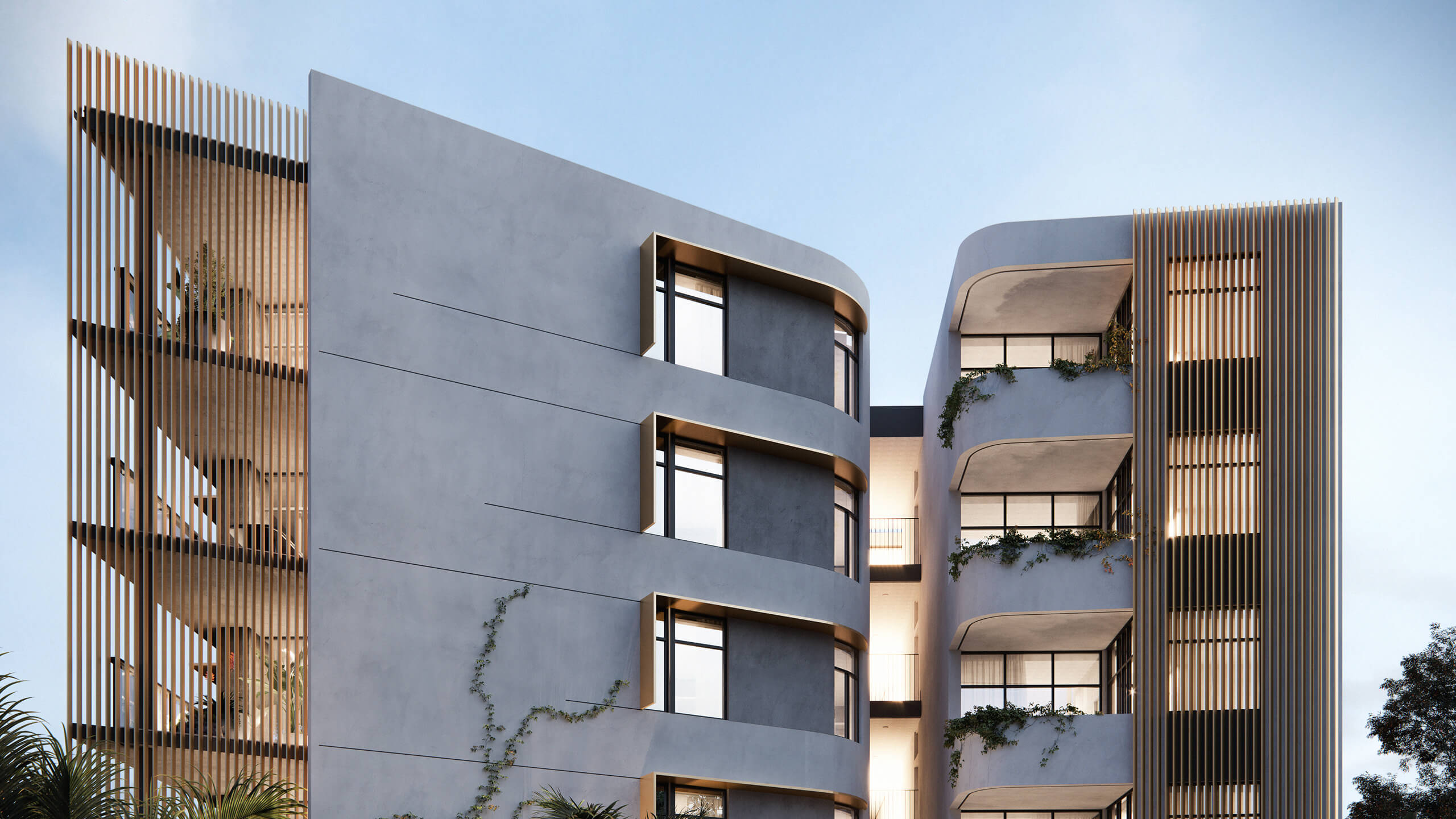 Exterior render of a completed project—Amersham, West End