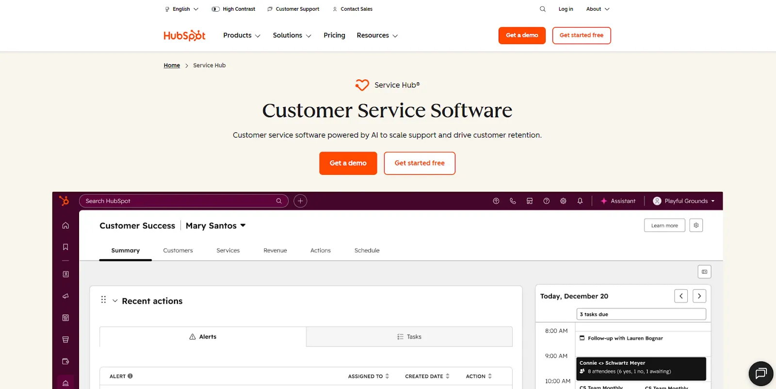 HubSpot Service Hub with AI