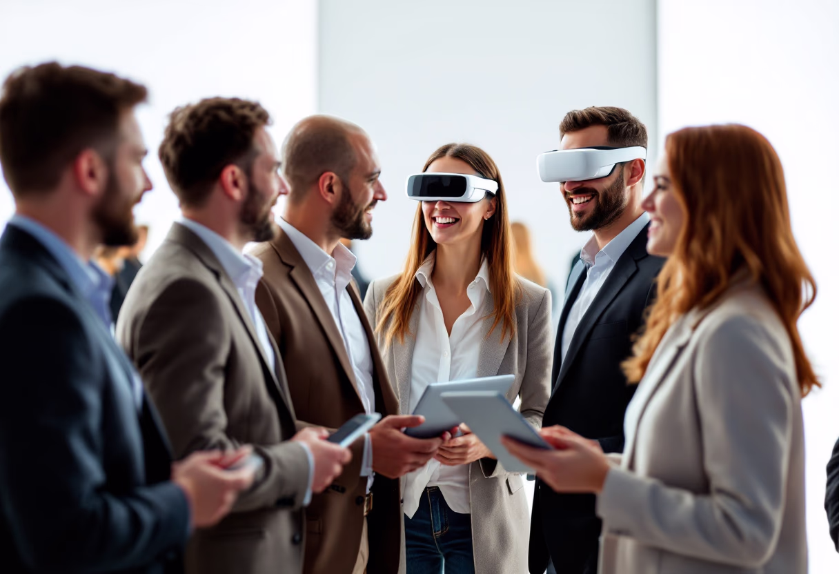 image of a tech conference (for a space tech)