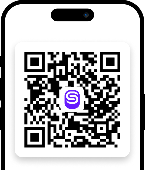 QR code to download the app