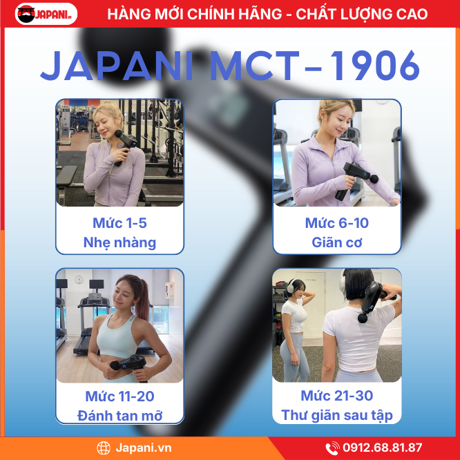 Công dụng Mát Xa JAPANI MCT-1906