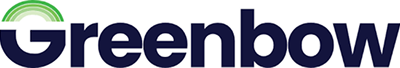 Greenbow brand logo with stylized green arcs above the letter G.