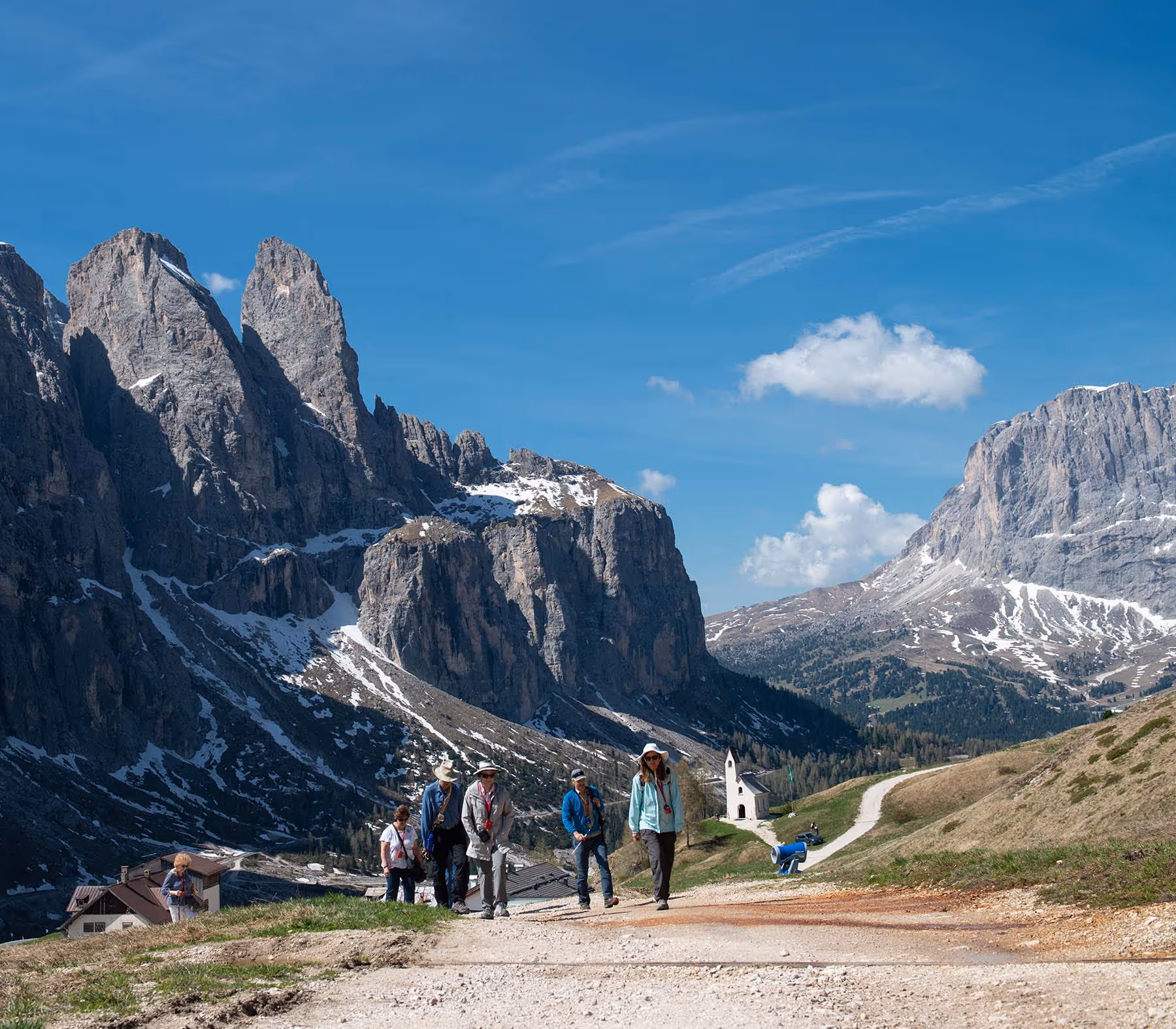 Overseas Adventure Travel trip in the mountains