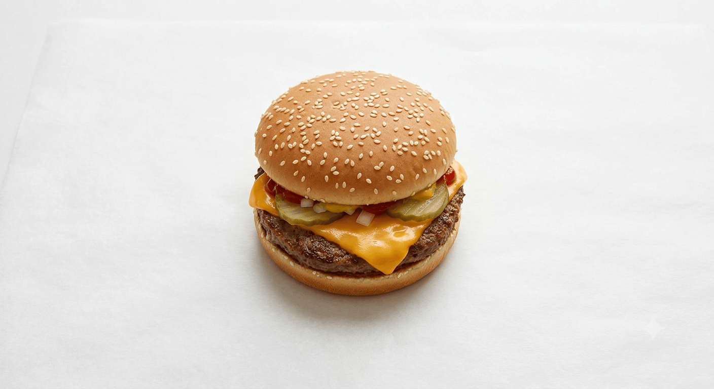 McDonald's Cheeseburger — calories, sugar and salt nutrition breakdown