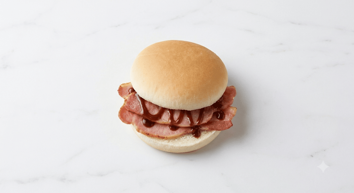 McDonald's Bacon Roll with Brown Sauce — calories, sugar and salt nutrition breakdown