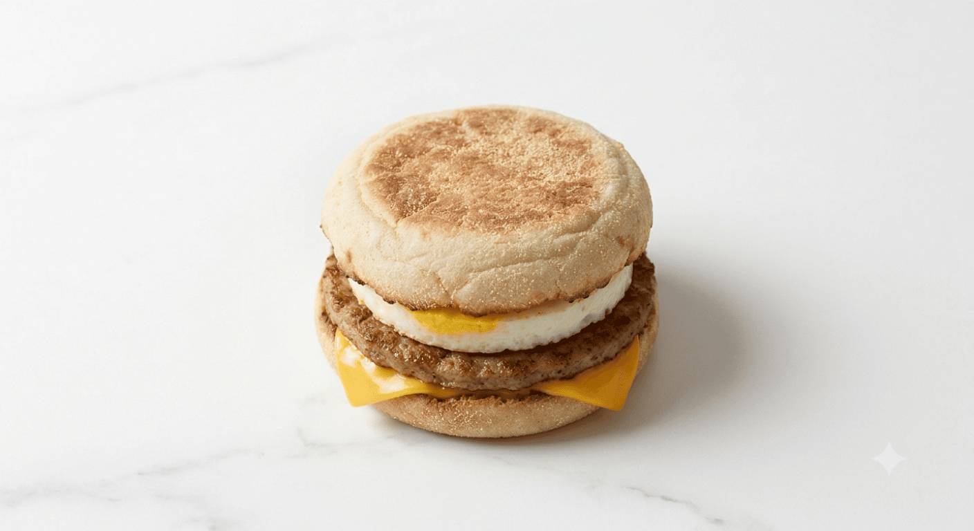 McDonald's Sausage and Egg McMuffin — calories, saturated fat and salt nutrition breakdown