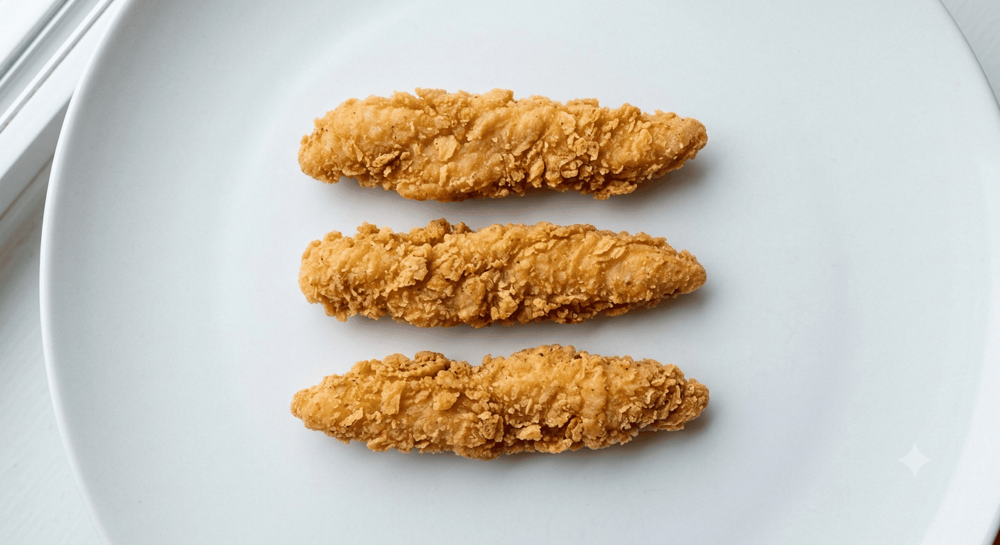 McDonald's Chicken Selects 3 pieces — calories, protein and salt nutrition breakdown