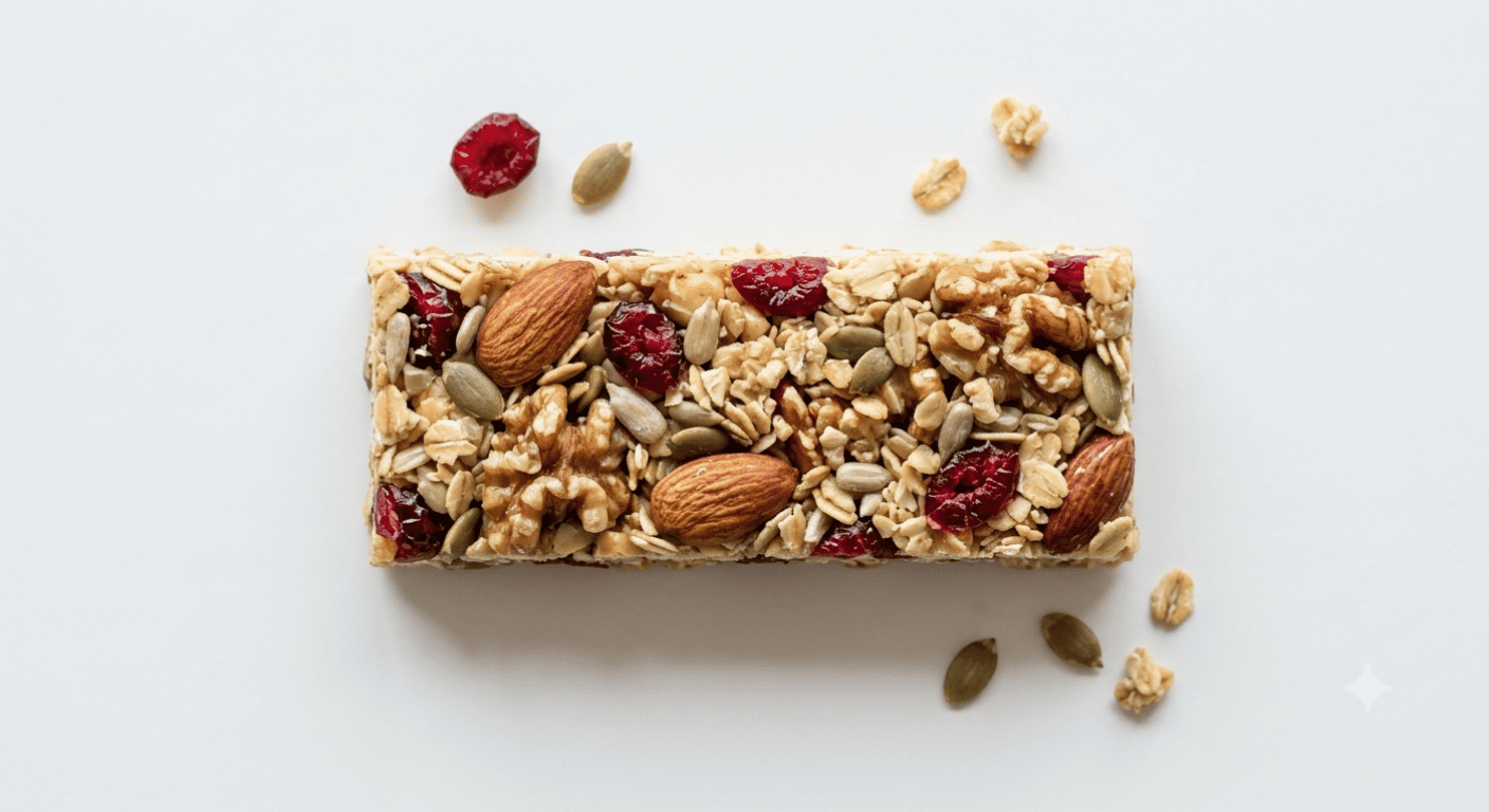 Starbucks Gluten Free Fruit and Nut Bar — calories and sugar breakdown