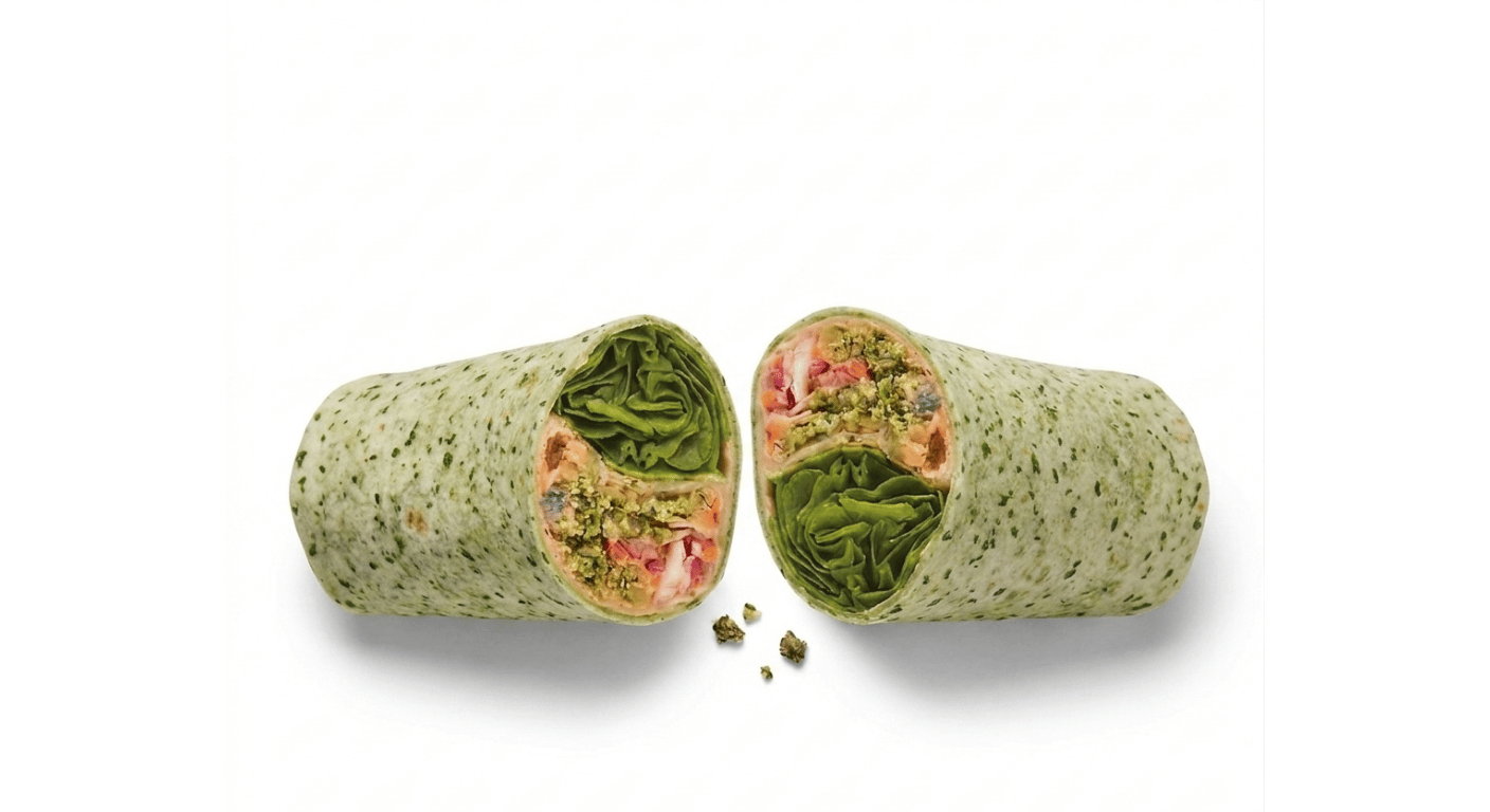 Starbucks Spinach Pea and Falafel Wrap — calories and nutrition breakdown