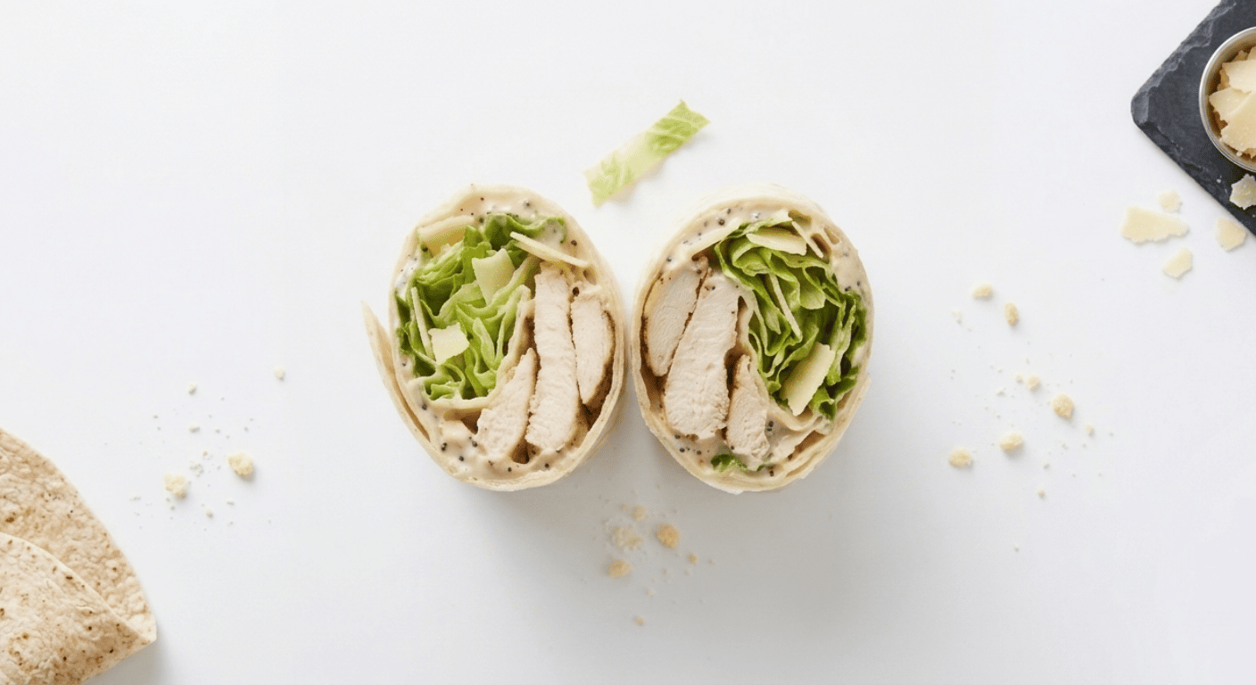 Starbucks Chicken Caesar Wrap — calories and allergen breakdown