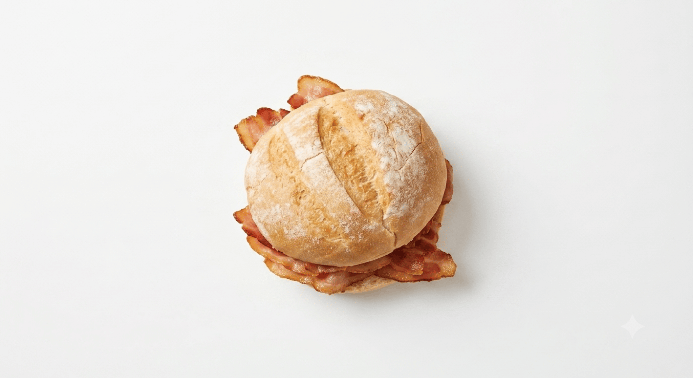 Starbucks Smoked Bacon Roll — calories and salt breakdown