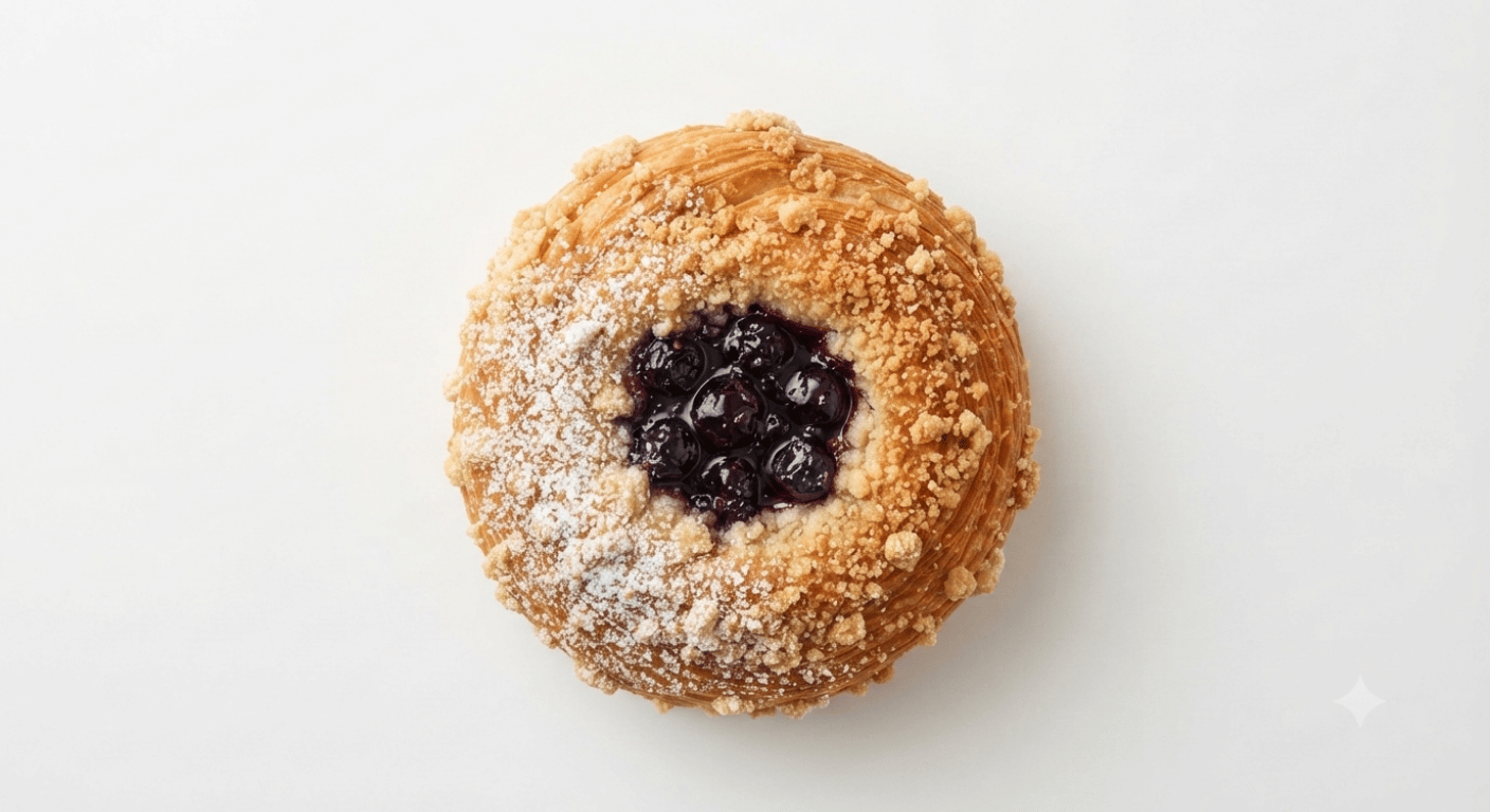 Starbucks Blueberry Crumble Croissant Bun — calories and sugar breakdown