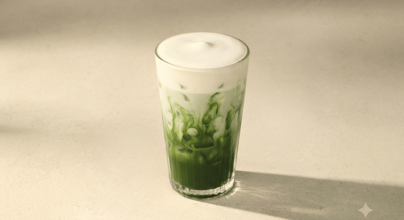 Starbucks Iced Vanilla Protein Matcha Latte — calories and protein breakdown by size