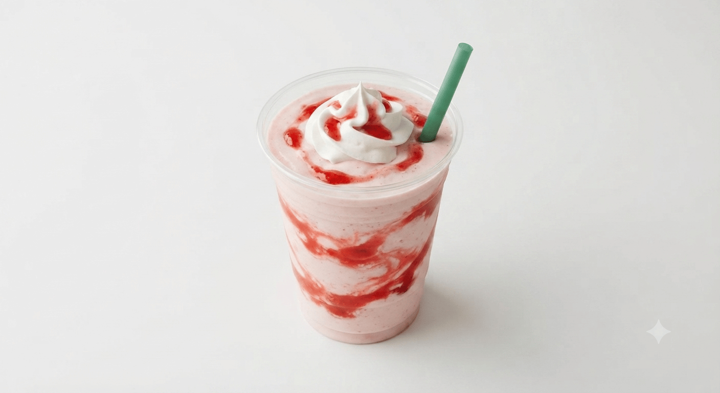 Starbucks Strawberries and Creme Frappuccino — calories and sugar breakdown by size