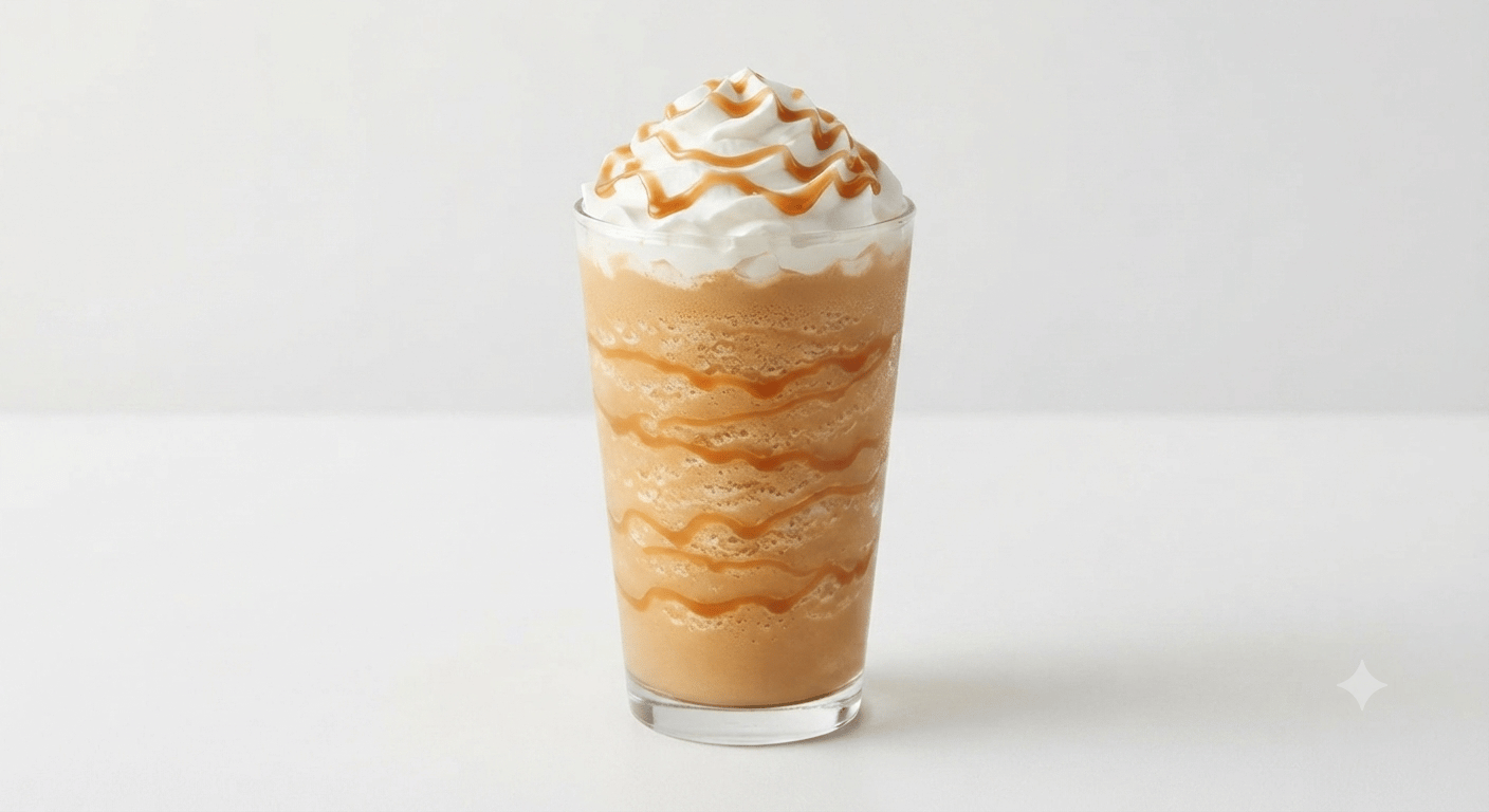 Starbucks Caramel Frappuccino — calories and sugar breakdown by size
