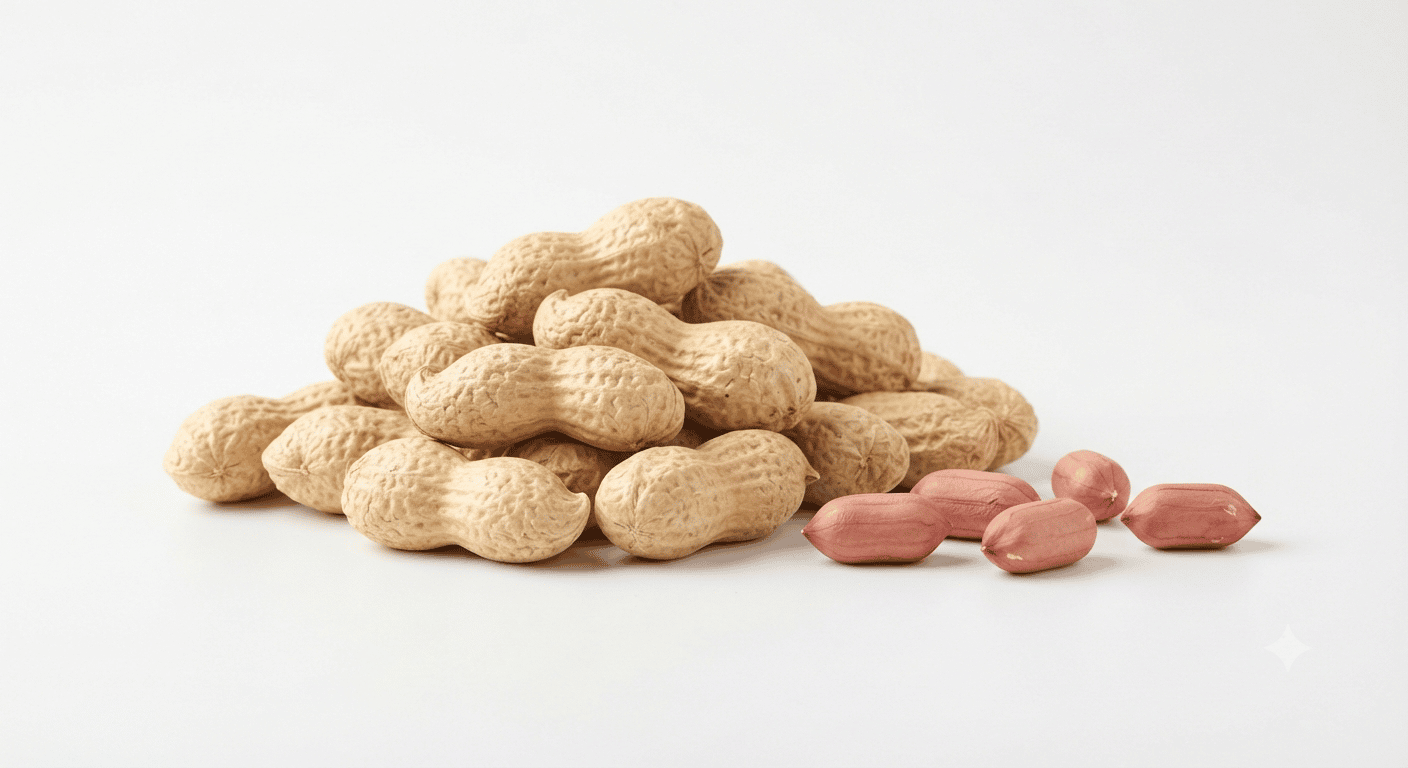 Monkey nuts nutrition — calories, protein and vitamins per 30g shelled handful