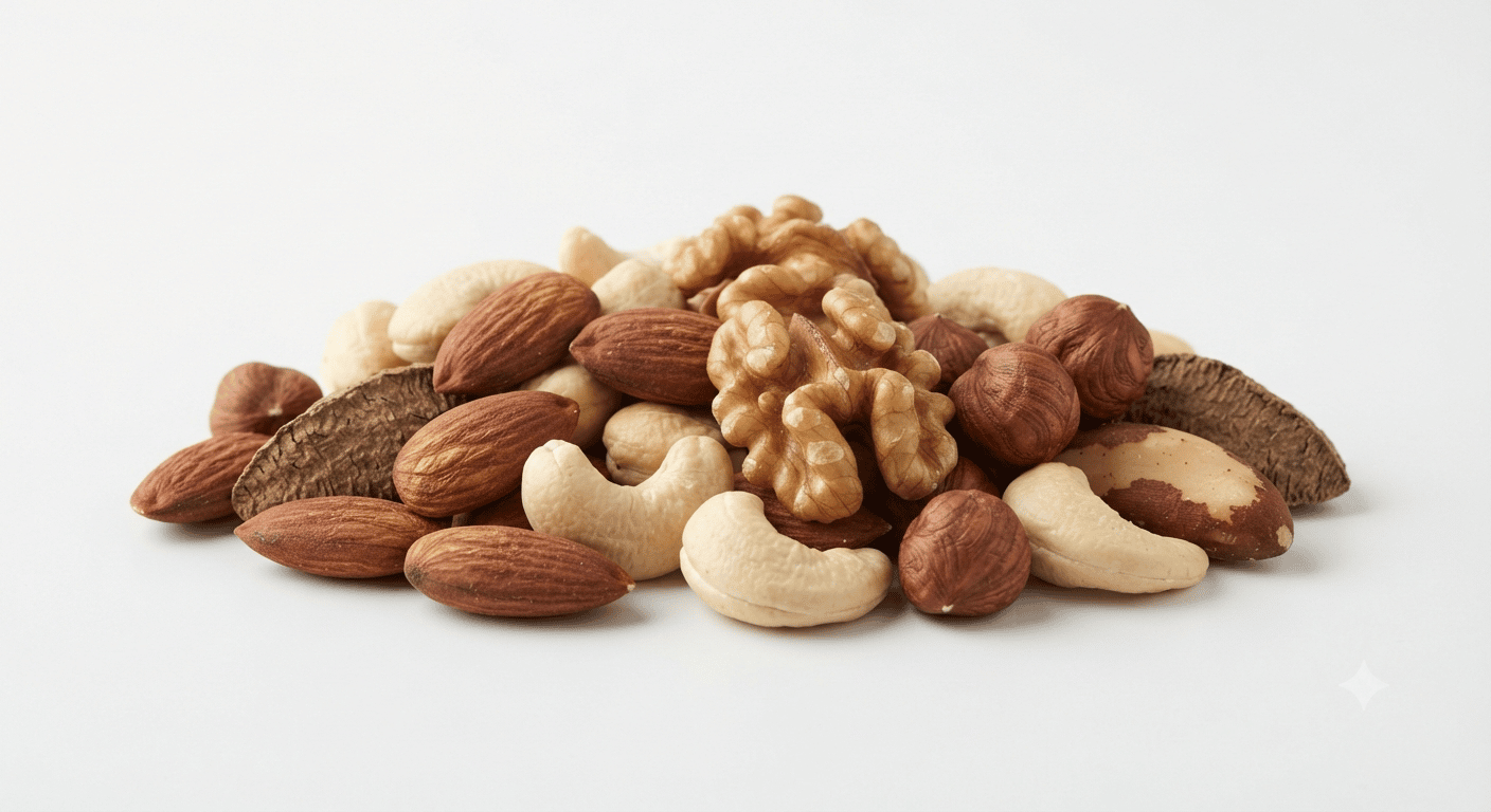 Walnuts nutrition — calories, omega-3, manganese and copper per 30g handful