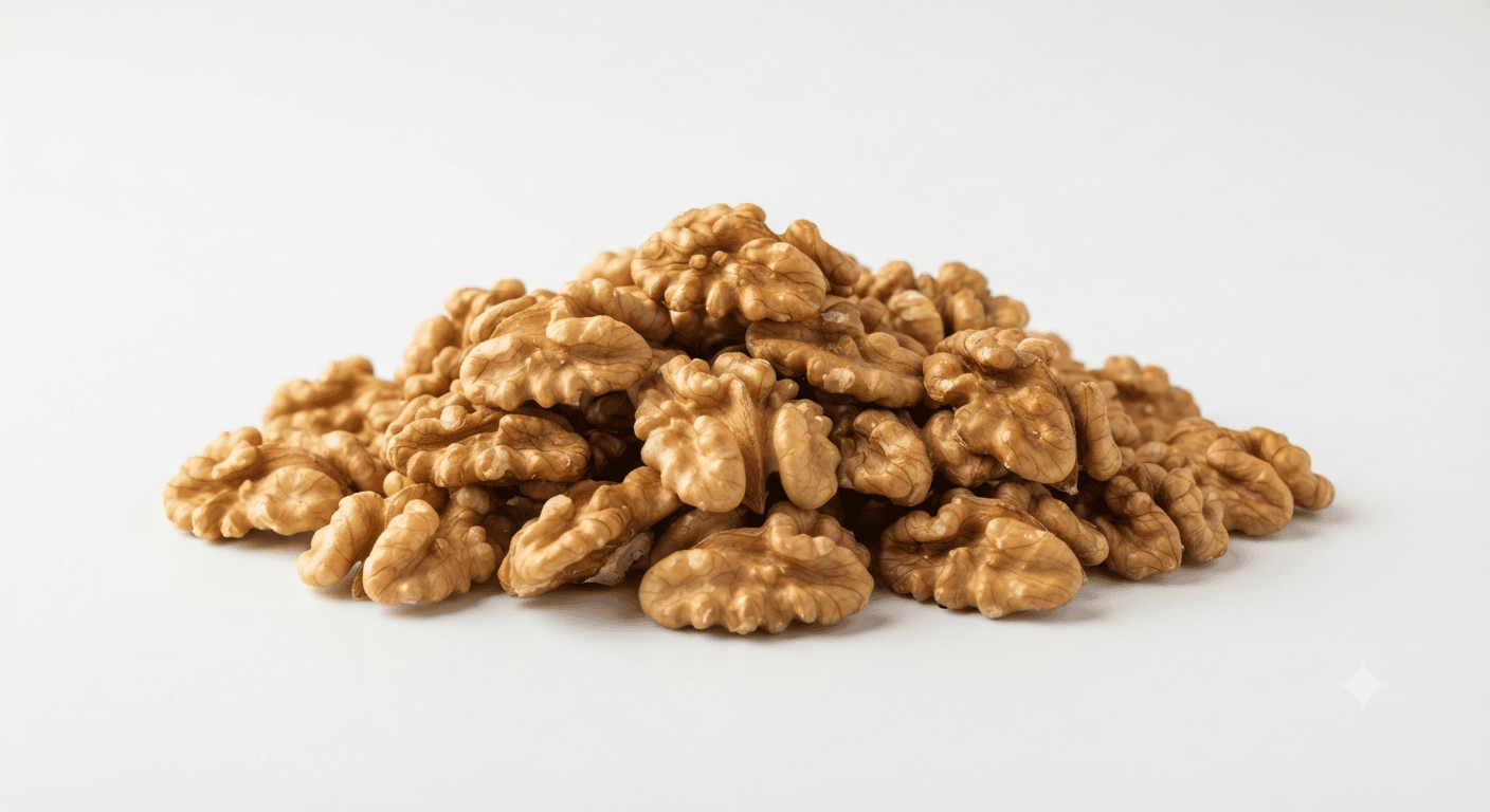 Walnuts nutrition — calories, omega-3, manganese and copper per 30g handful