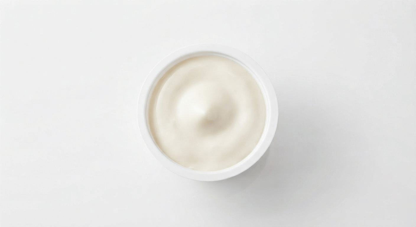 McDonald's Garlic Mayo Dip, a small pot of thick white garlic mayonnaise
