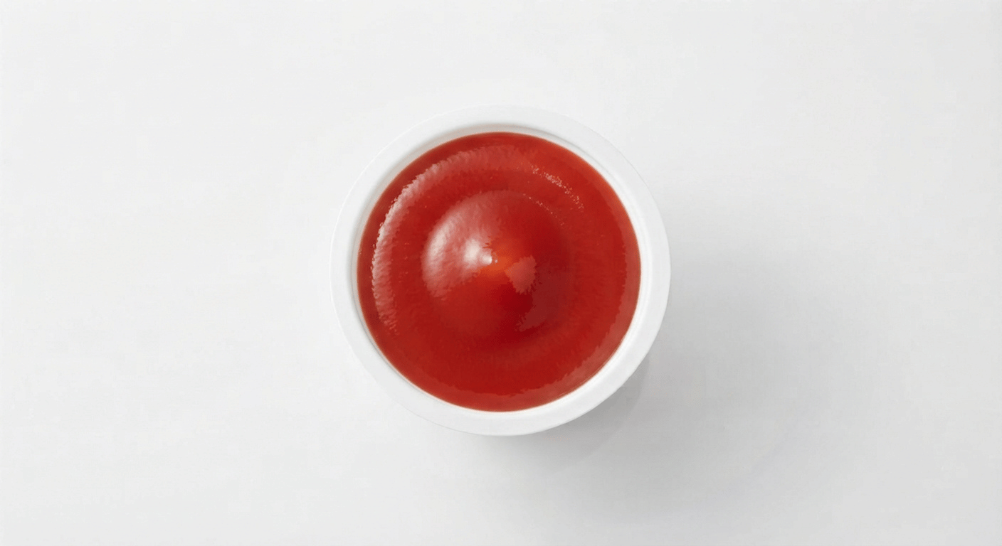 McDonald's Tomato Ketchup, a small pot of bright red tomato ketchup