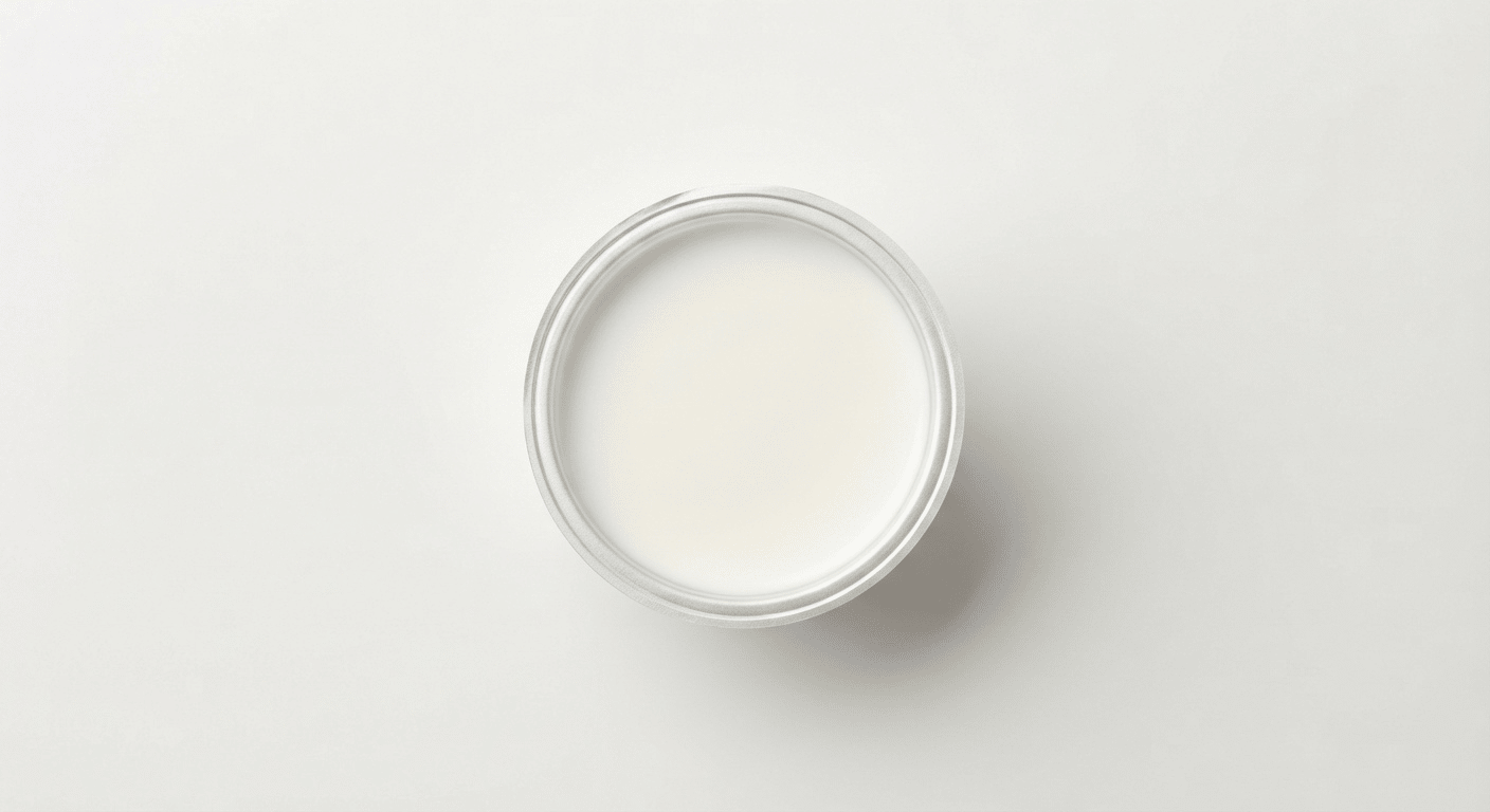 McDonald's Milk Portion, a small sealed plastic pot of milk