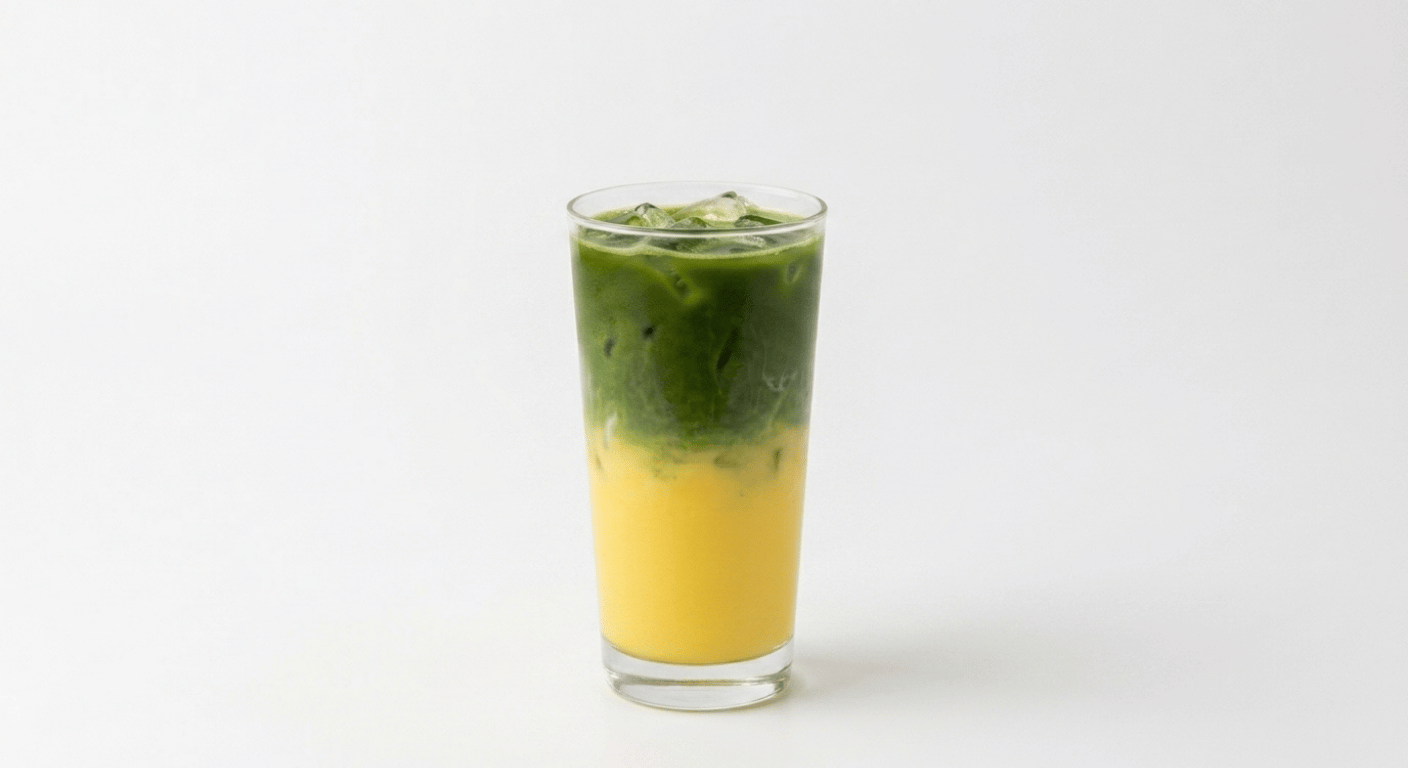 Starbucks Iced Caramelised Banana Flavour Matcha Latte calories, sugar and caffeine